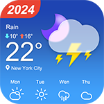 تحميل تطبيق الطقس المحلي weather apk بدون نت مجاناً